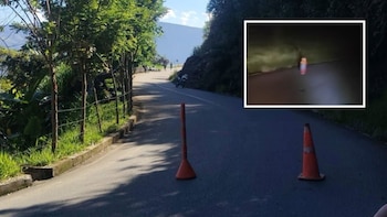 Reportan hallazgo de cilindro que estaría cargado con explosivos en carretera de Antioquia: en la vía Ituango-Medellín