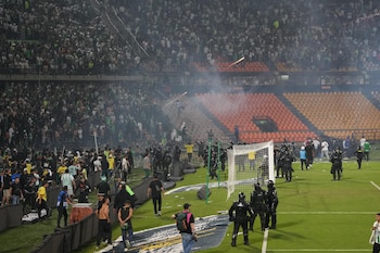 Tras el partido entre Medellín