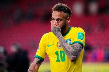 El jugador Neymar Jr de
