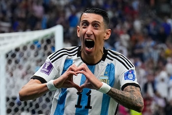 Ángel Di María celebra tras