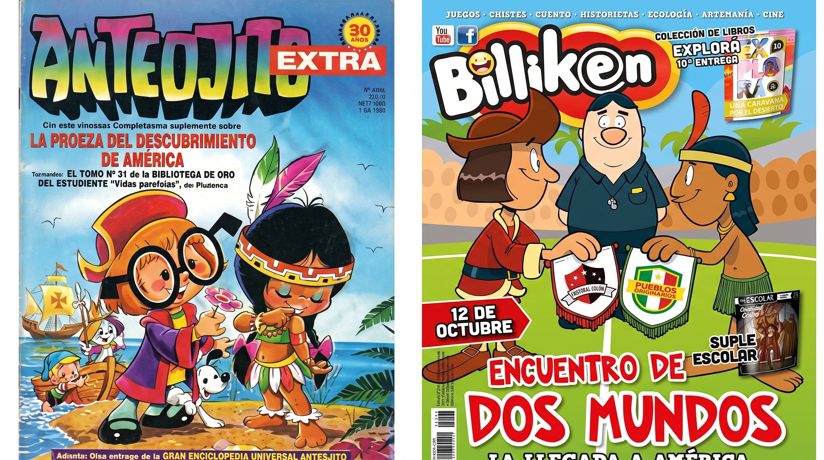 Dos portadas de las revistas infantiles argentinas