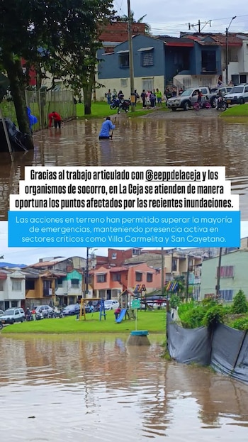 La persistencia de la inundación en Villa Carmelita se vincula al arrastre de sedimentos desde un proyecto habitacional en construcción, lo que ha obstruido vías y sumideros - crédito lacejadeltambo / Instagram
