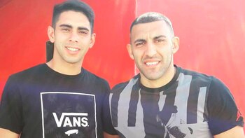 Wanchope Ábila con su hermano
