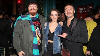 Pablo Granados con sus hijos,