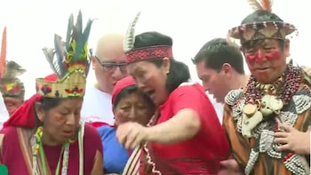 Keiko Fujimori casi sufre accidente: