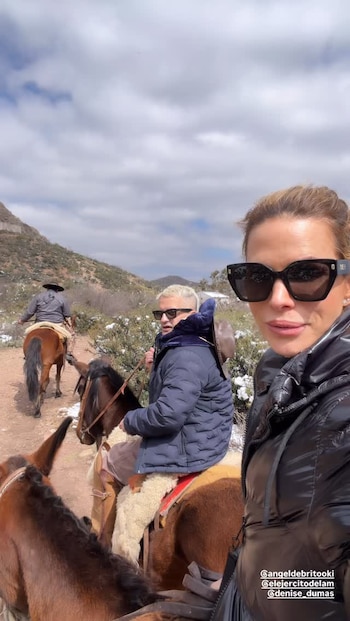El viaje de Ángel de Brito a Mendoza con amigos de LAM y cabalgatas