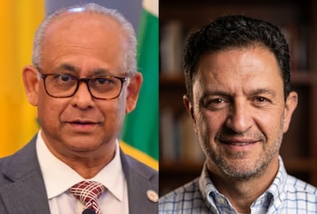 El secretario general de la OEA, Albert R. Ramdin, aseguró que Omar Bula cuenta con una "impresionante" trayectoria y que espera dialogar con él sobre seguridad y prosperidad - crédito OEA y Prensa Abelardo de la Espriella