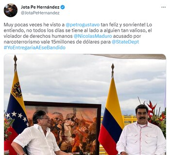Jota Pe Hernández se pronunció