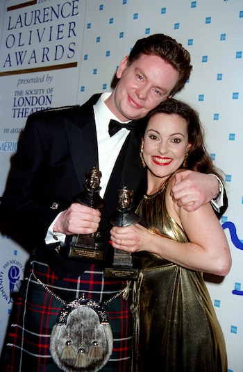 Ruthie Henshall en los Premios Olivier 1995 (GROSBY GROUP).