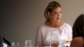 Wanda Nara filmando en Uruguay