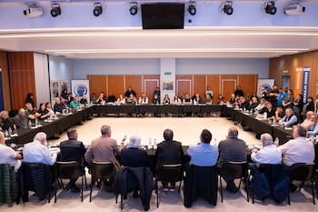 Reunión de la mesa chica de la CGT en la UOCRA
