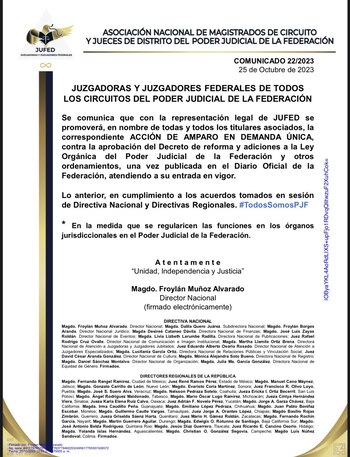 La Jufed informó que promoverá