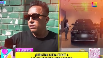 Cueva sostuvo que no tienen obligación de revelar qué se regalan: “No tenemos que decir quién regala a quién”. Captura: Amor y Fuego.