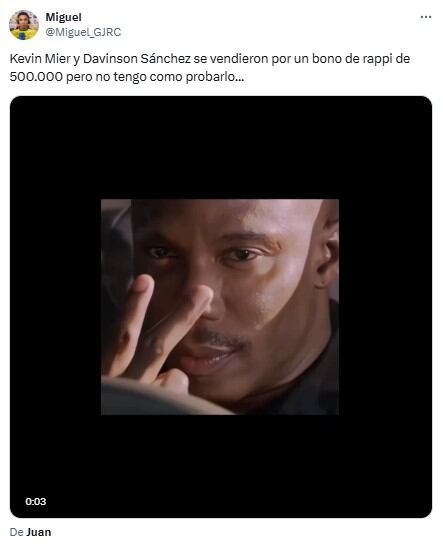 Las mejores reacciones en redes sociales a la goleada de Colombia sobre Venezuela - crédito redes sociales