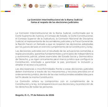 La Comisión Interinstitucional de la