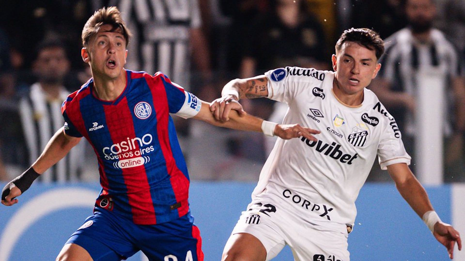 San Lorenzo empató con Santos y está a un paso de octavos en la Sudamericana