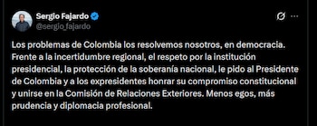 Fajardo insta a Gustavo Petro