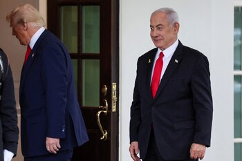Donald Trump y Benjamín Netanyahu
