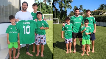 El gesto de Lionel Messi con el Unió Esportiva Cornellà, el club español del que es propietario