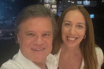 Quique Sacco y María Eugenia