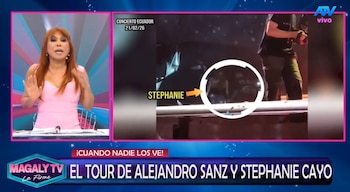 Alejandro Sanz y Stephanie Cayo: