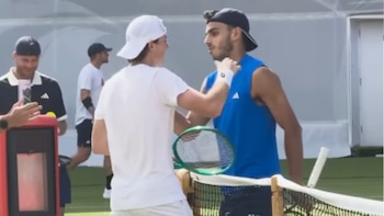 Ignacio Buse se entrenó con el argentino Francisco Cerúndolo en la previa de su debut en el ATP 500 de Queen’s