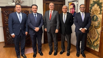 Marcelo Ebrard se reúne con líderes de Coparmex rumbo a la revisión del T-MEC