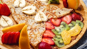 Receta de crepes con leche