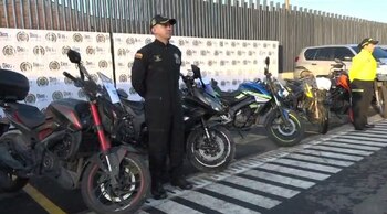 Motocicletas recuperadas por la Policía