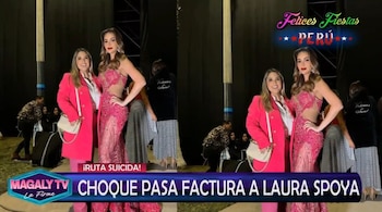 Magaly revela el contenido de cartas notariales enviadas a Laura Spoya por accidente, deudas y presunto incumplimiento de contrato.