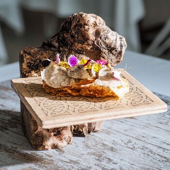 “Coca-Pizza” sin harina con trufa