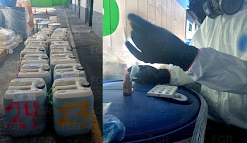 La destrucción estuvo supervisada por