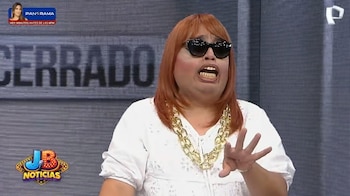 JB Noticias ironiza disputa legal entre Magaly Medina y Yahaira Plasencia. Captura: Panamericana Televisión.