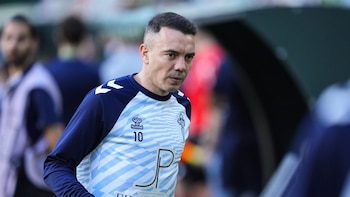 Iago Aspas sufre una lesión leve en el tendón de Aquiles