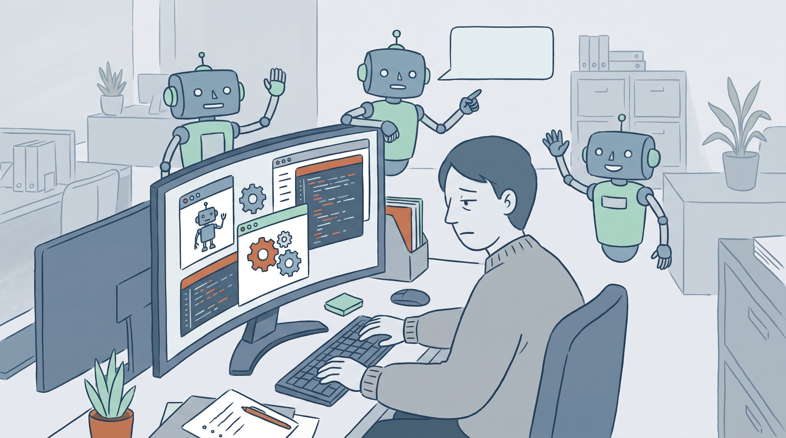 Un estudio de Boston Consulting Group sobre 1.488 trabajadores en Estados Unidos indicó que la productividad con inteligencia artificial sube hasta tres herramientas y cae a partir de la cuarta
(Imagen Ilustrativa Infobae)