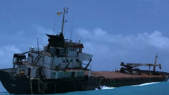 Barco que lleva 17 años en la barrera coralina de San Andrés será retirado, estos son los compromisos de la SAE en la isla