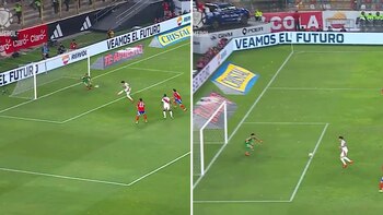 Paolo Guerrero falló ocasión clara