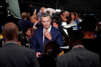 El equipo de Newsom destaca