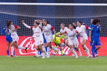 Independiente Santa Fe eliminó en la tanda de penales a Palmeiras en los cuartos de final de la Copa Libertadores Femenina 2026 - crédito Conmebol