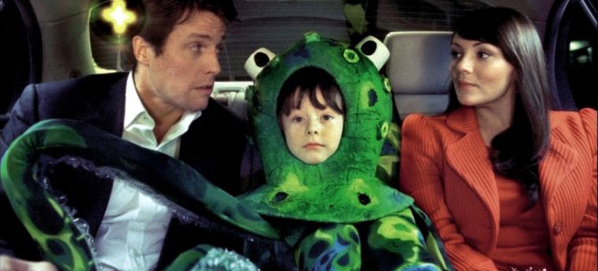 Hugh Grant y Martine McCutcheon en