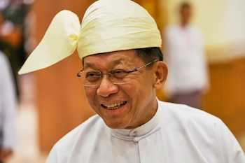 El líder militar Min Aung Hlaing, quien asumió recientemente la presidencia del país tras unas elecciones organizadas por el régimen, sostuvo que su gobierno trabajará para “restaurar las relaciones normales” con ASEAN (AP)