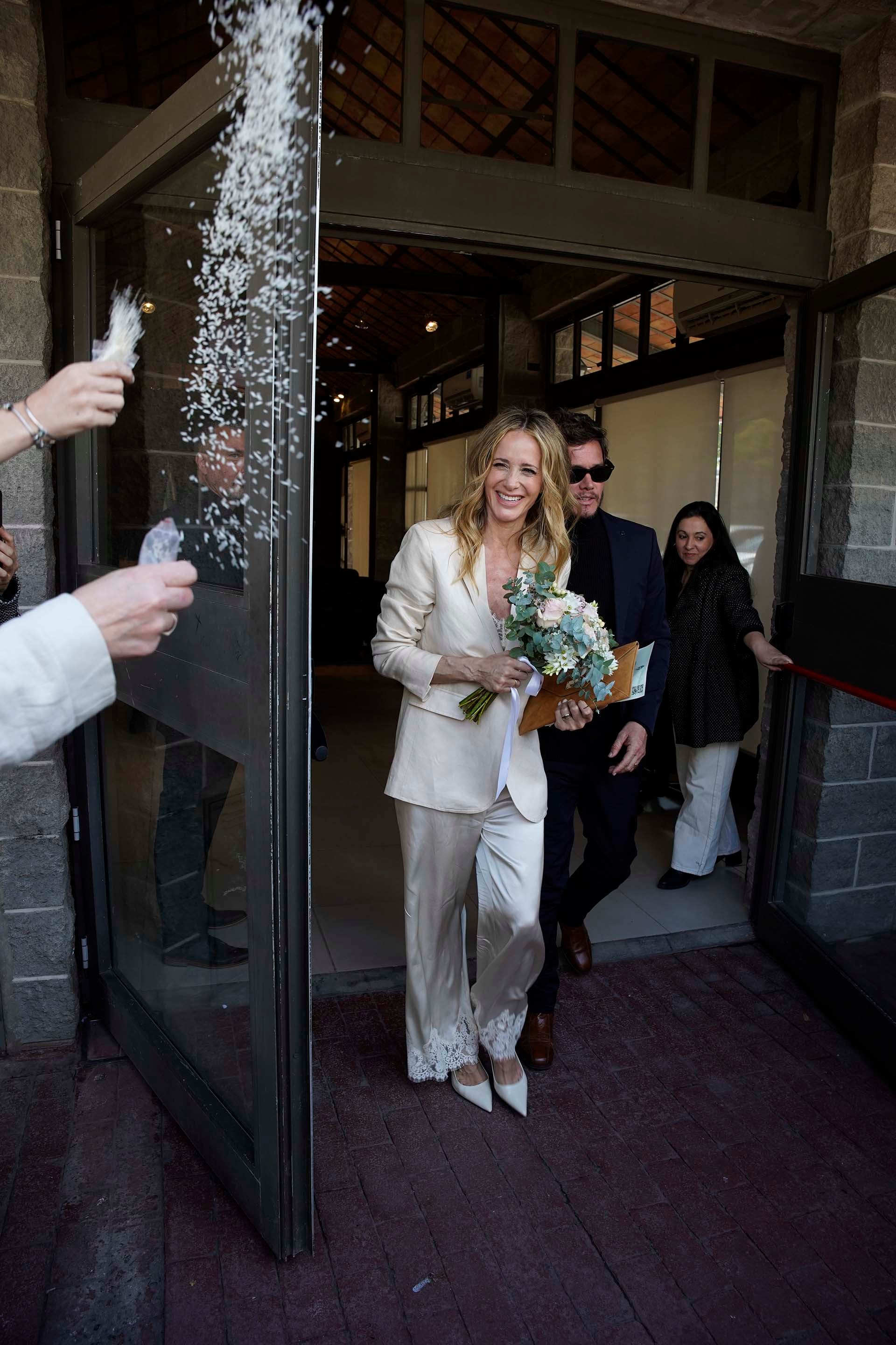 La pareja disfrutó de su casamiento civil el martes por la tarde (RSFotos)