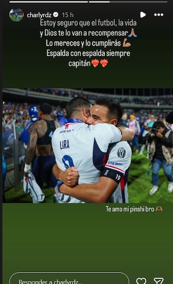 Charly Rodríguez dedicó un emotivo mensaje a Erik Lira (IG/ @charlyrdz)