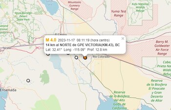 Sismo en Guadalupe Victoria, Baja