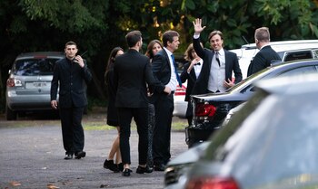 Roberto García Moritán lució un traje que compró en el exterior y otro que le hizo especialmente Daniel Casalnovo