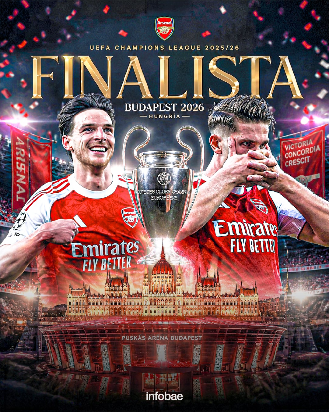 Arsenal finalista de la Champions League