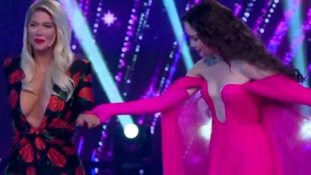 Wanda Nara hizo su aparición