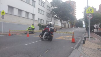 Bloqueo carrera 5 con calle 28