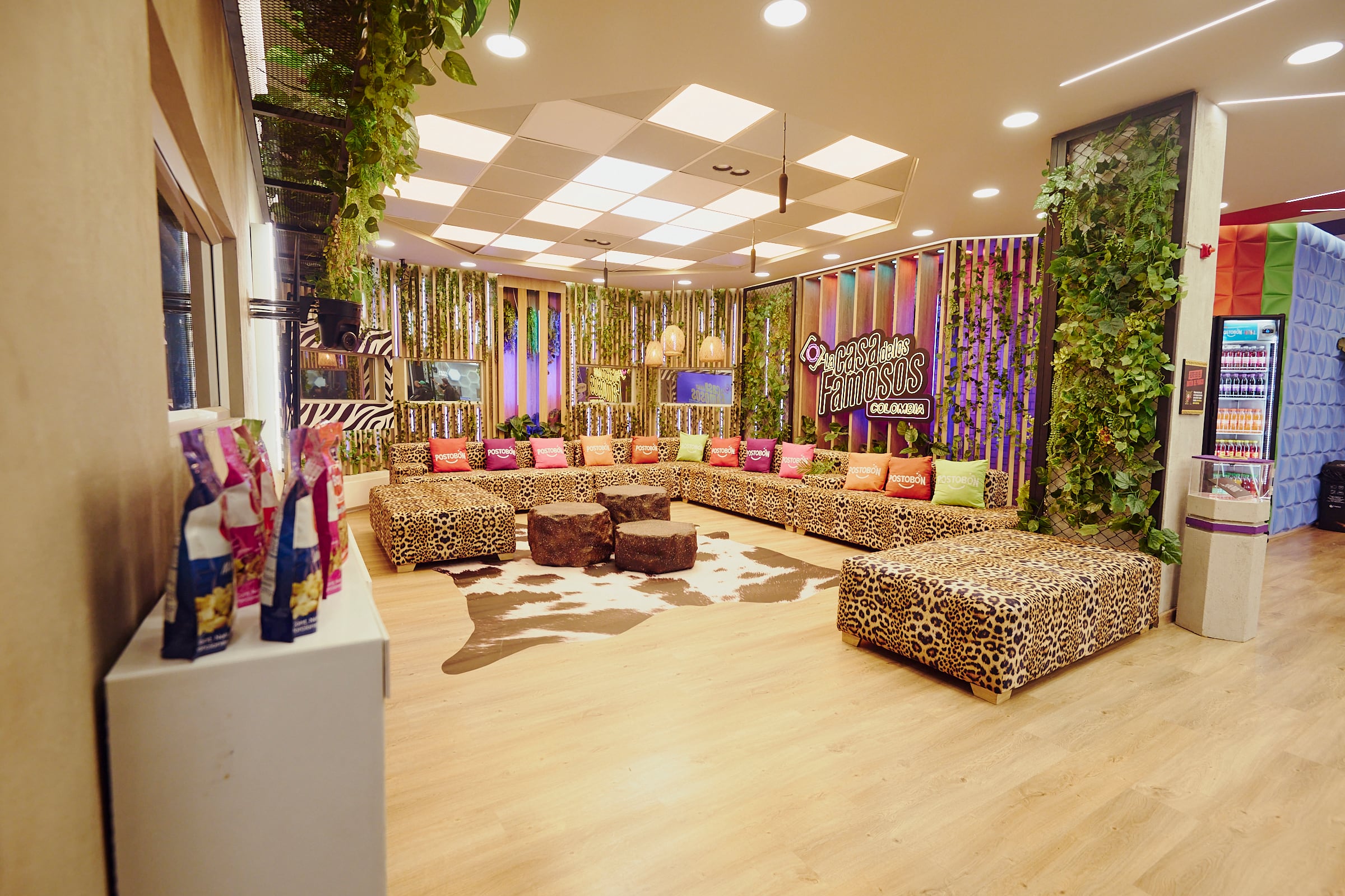 Así quedó la decoración de La casa de los famosos Colombia para la tercera temporada - crédito cortesía RCN