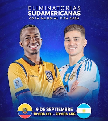 Ecuador vs Argentina en duelo